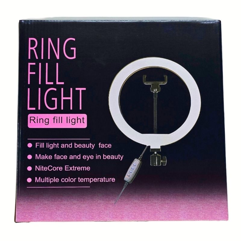 10-Inch Ring Light Kit + 7 Ft Ring Light Stand | LED Photography & Video Lighting Set - Image 2