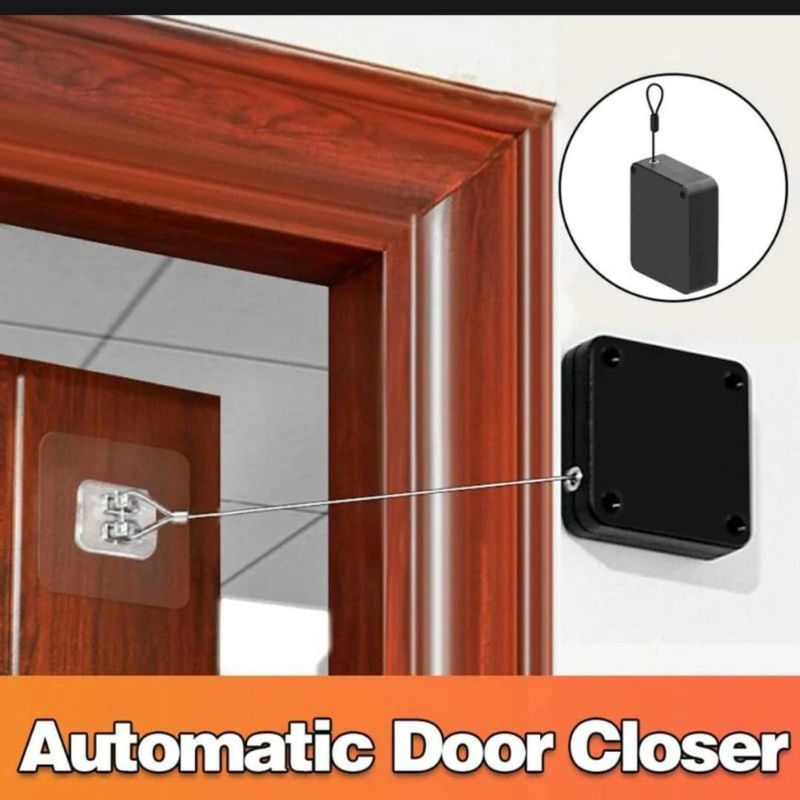 Portable Automatic Door Closer | Punch-Free Installation | Self-Closing Device with Strong Pull Force - Image 4