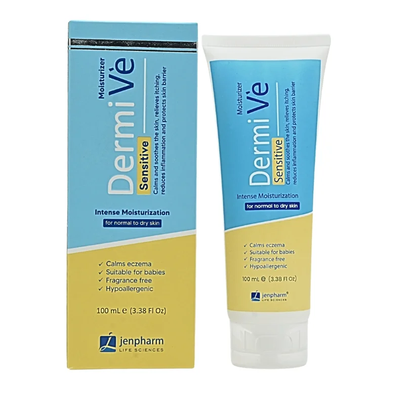 DermiVe Sensitive Moisturizing Lotion 100ml - Image 5