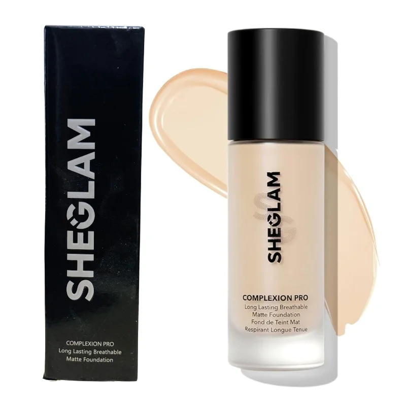 Sheglam Complexion Pro Matte Foundation | Porcelain | Long Lasting - Image 5