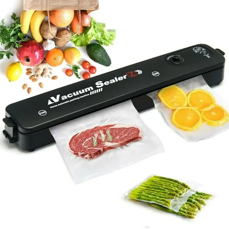 Vacuum Sealer Hand Machine ZKFK-001 | Automatic Food Sealer with 5 Vacuum Bags for Fresh Food Storage - Image 5