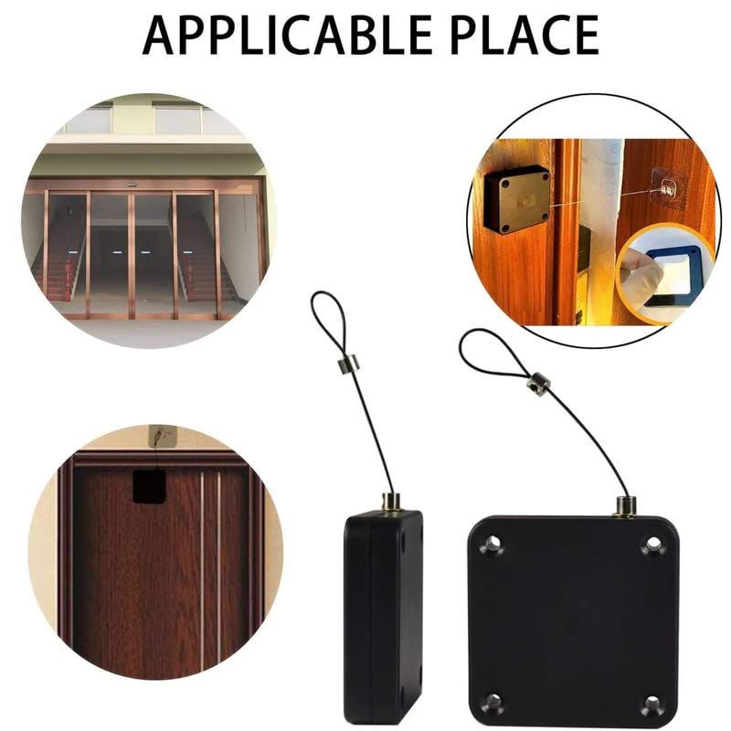 Portable Automatic Door Closer | Punch-Free Installation | Self-Closing Device with Strong Pull Force - Image 3