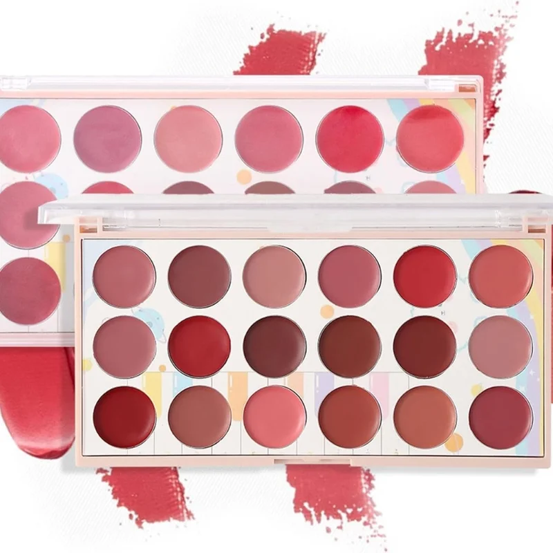 Moccallure Professional 18-Colors Lipstick Kit | Long-Lasting, Hydrating & Compact Makeup Palette - Image 3