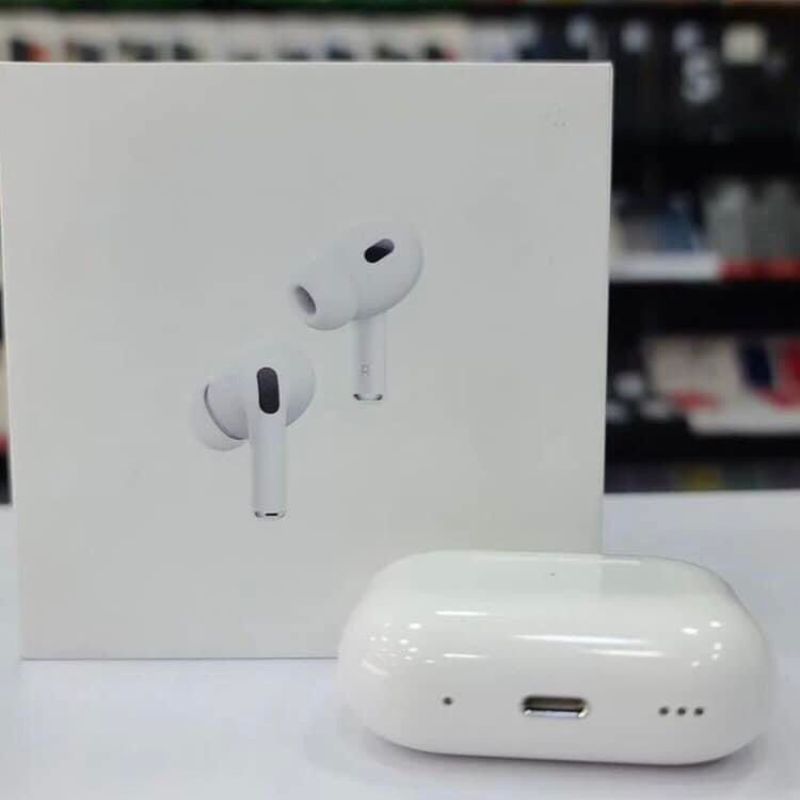 White AirPods Pro 2 | 2nd Generation | Wireless Earbuds with Seamless Sound & Smart Features - Image 2