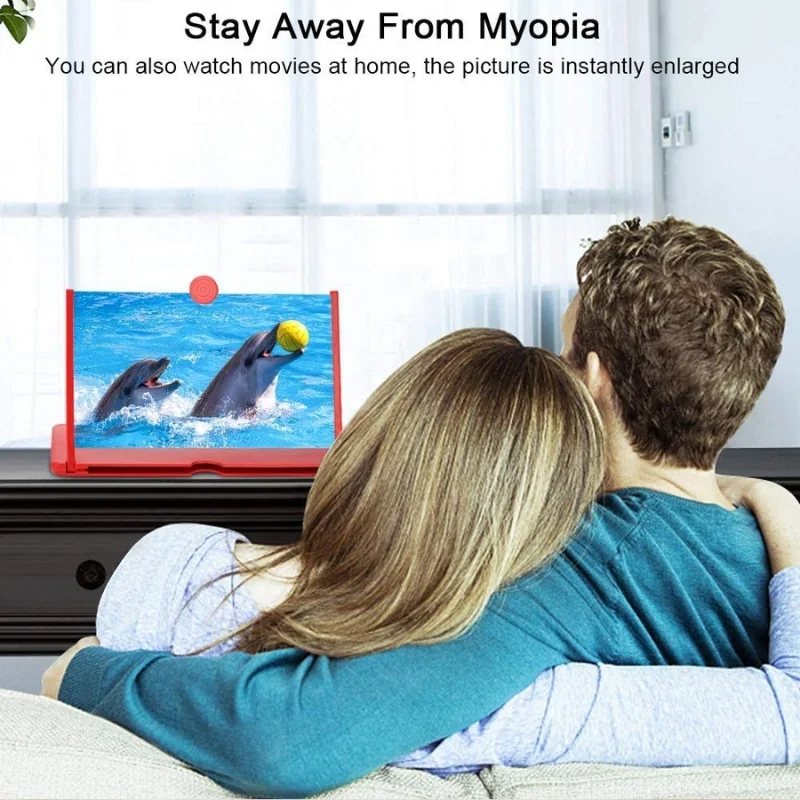 F3 Mobile Screen Magnifier | Enlarged Mobile Screen Amplifier & Eye Protection (Random Color) - Image 4