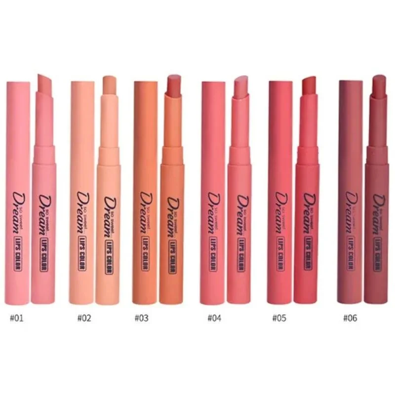 Hengfang Matte Dream Lipstick Set – 6-Piece Long-Lasting Nude Shades | Waterproof, Smooth Finish - Image 2