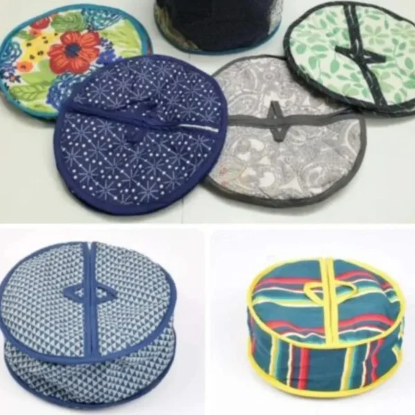 Roti Zipper Bag | Reusable Airtight & Insulated Storage Bag | Keeps Chapati Fresh, Soft & Warm | Random Design