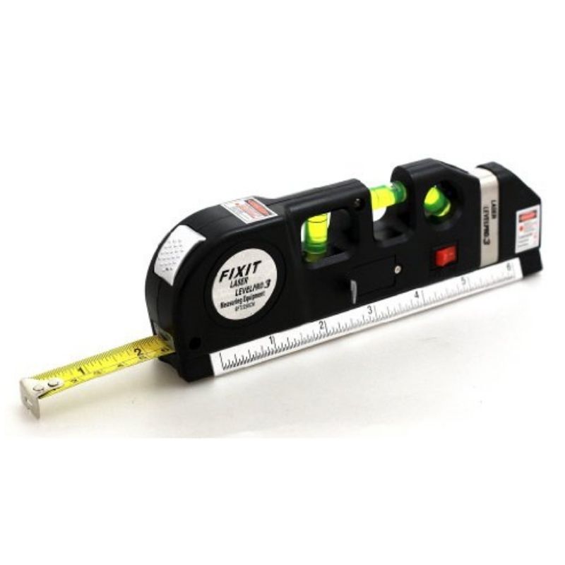 Laser Level Pro3 Multipurpose Tool | Vertical, Cross Line & Measuring Tape with Rulers - Image 5