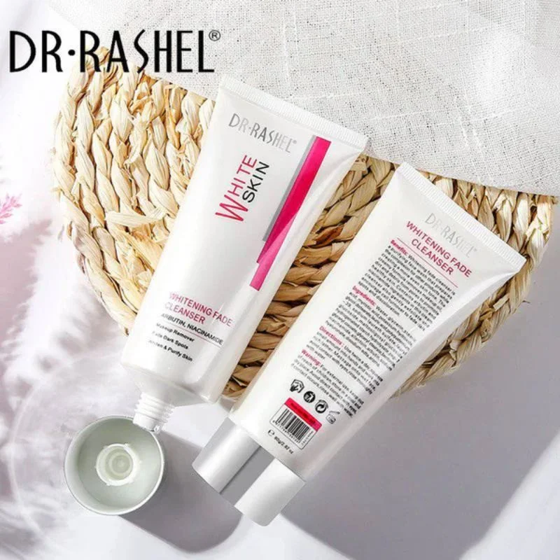 Dr. Rashel Whitening Fade Cleanser | Makeup Remover & Dark Spot Fading Face Wash with Arbutin & Niacinamide (80g) | Imported - Image 3