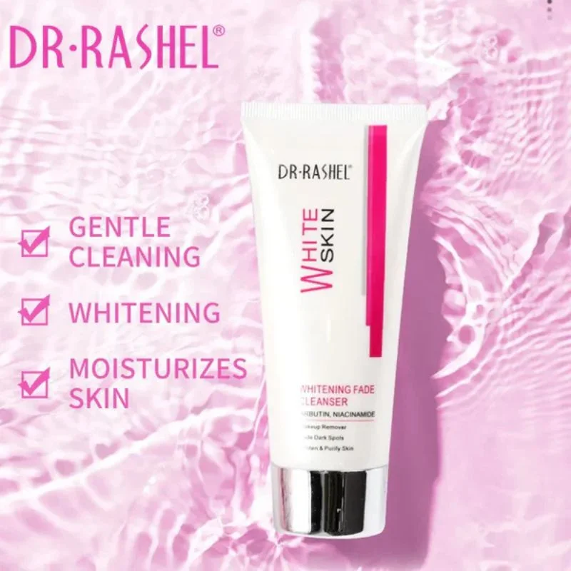Dr. Rashel Whitening Fade Cleanser | Makeup Remover & Dark Spot Fading Face Wash with Arbutin & Niacinamide (80g) | Imported - Image 5