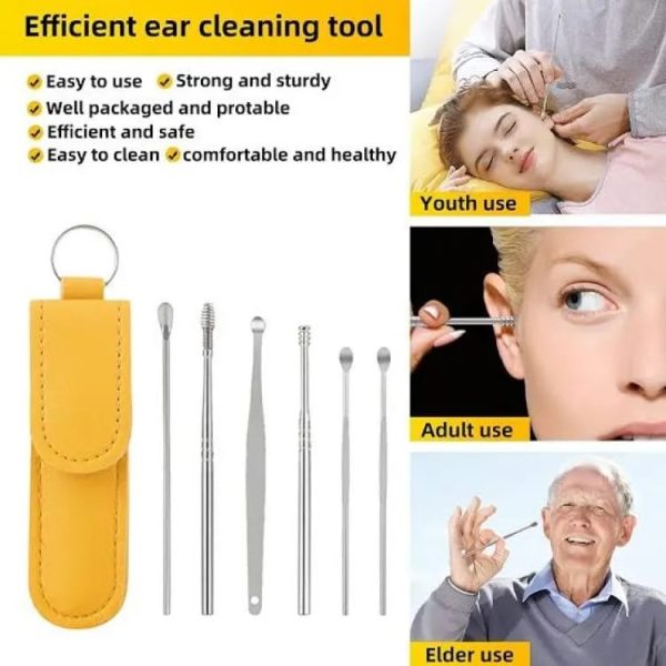 6-Piece Ear Wax Cleaning Kit | Portable & Easy to Use