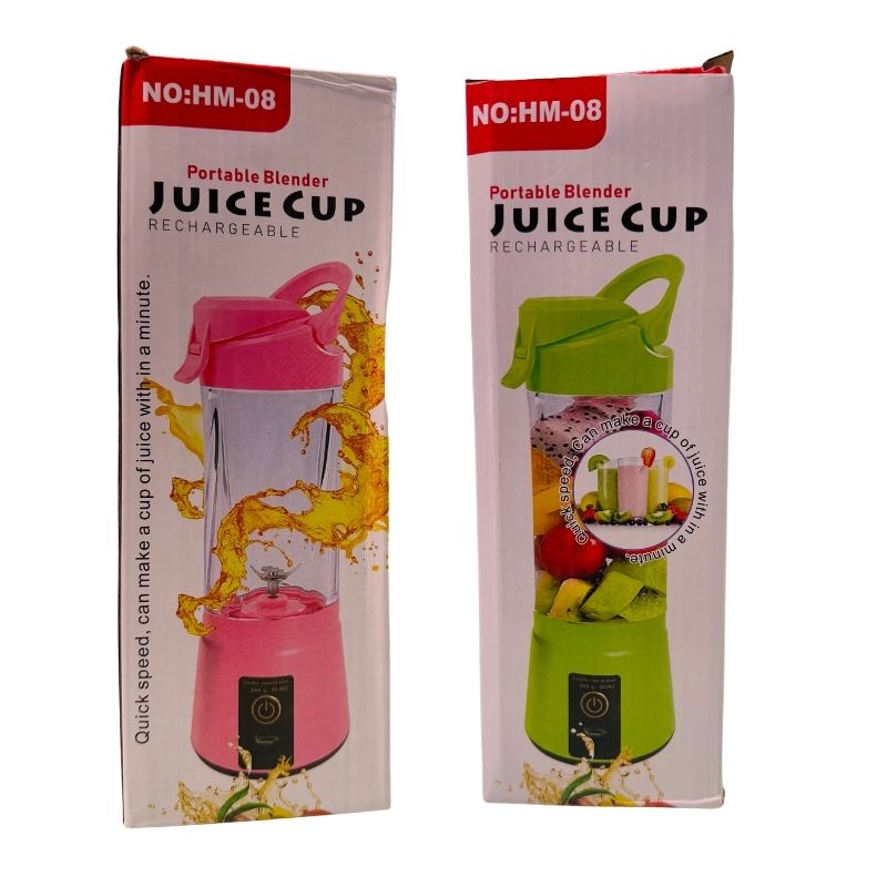 Portable USB Rechargeable Juicer Blender Cup | Personal Smoothie Maker | Travel-Friendly | Random Color - Image 5