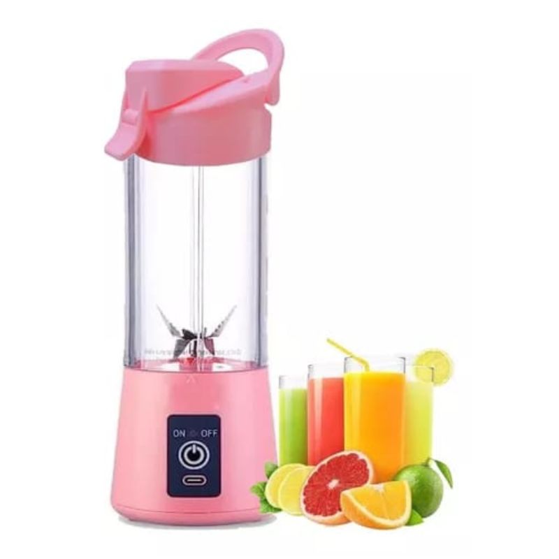 Portable USB Rechargeable Juicer Blender Cup | Personal Smoothie Maker | Travel-Friendly | Random Color - Image 3